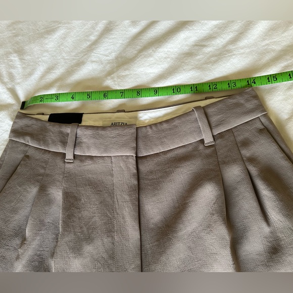 NWT Aritzia The Effortless Pant Size 6 in Taupe - Picture 9 of 12